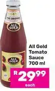 Game All Gold Tomato Sauce-700ml Each offer