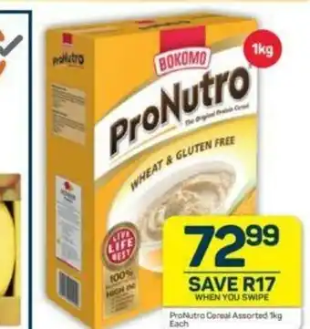 Pick n Pay ProNutro Cereal Assorted 1kg each offer