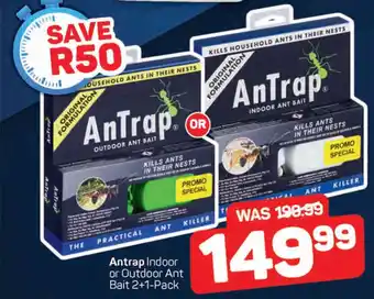 Pick n Pay Antrap Indoor or Outdoor Ant Bait 2+1-Pack offer