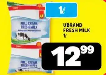 Usave UERAND FRESH MILK 1L offer