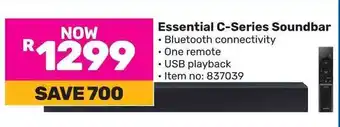 Game Essential C-Series Soundbar offer