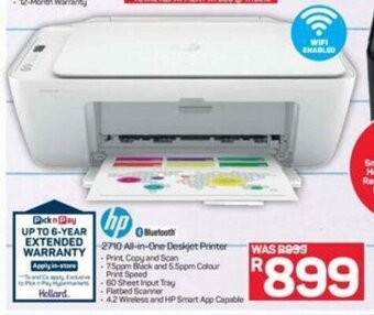 Pick n Pay Hp 2710 All-in-One Deskjet Printer offer