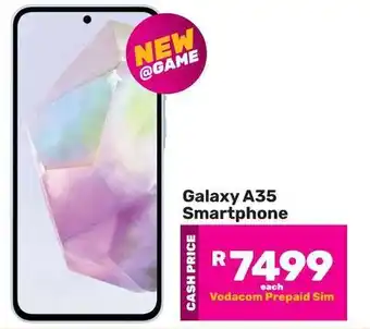 Game Galaxy A35 Smartphone offer