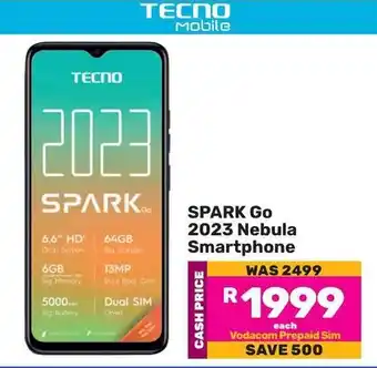 Tecno Mobile SPARK Go 2023 Nebula Smartphone offer at Game