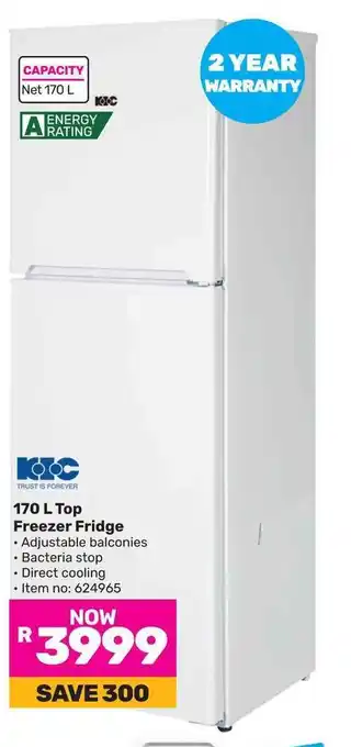 Game 170 L Top Freezer Fridge offer