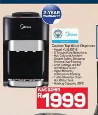 Pick n Pay Midea - Counter Top Water Dispenser offer