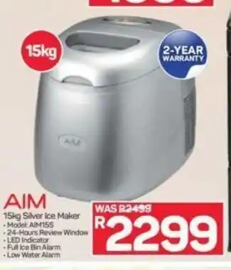 Pick n Pay AIM 15kg Silver Ice Maker offer