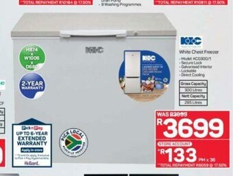 Pick n Pay KIC - White Chest Freezer offer