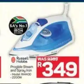 Pick n Pay Russell Hobbs - Proglide Steam and Spray Iron offer