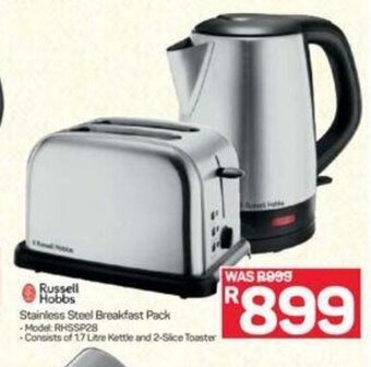 Pick n Pay Russell Hobbs - Stainless Steel Breakfast Pack offer