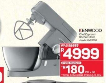 Pick n Pay Kenwood - Chef Capricorn Kitchen Mixer offer