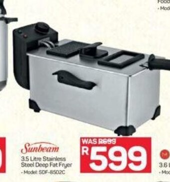 Pick n Pay Sunbeam - 3.5 Litre Stainless Steel Deep Fat Fryer offer