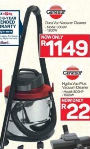 Pick n Pay Genesis - Dura Vac Vacuum Cleaner offer