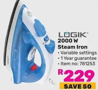 Game LOGIK 2000 W Steam Iron offer