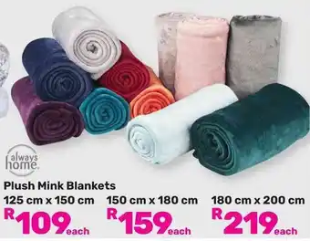 Game Plush Mink Blankets 125cmx150cm offer