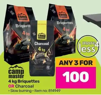 Game camp master 4 kg Briquettes offer