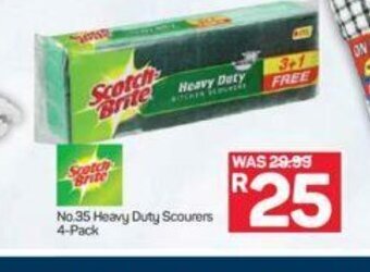 Pick n Pay No.35 Heavy Duty Scourers 4-Pack offer