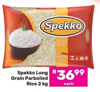 Game Spekko Long Grain Parboiled Rice 2 kg offer