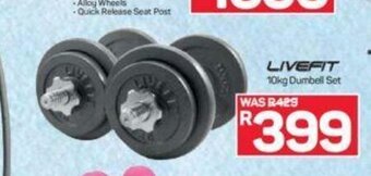Pick n Pay Livefit 10kg Dumbell Set offer