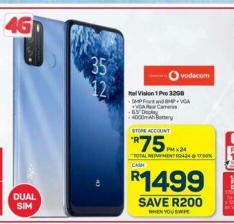 itel vision 1 pro at pep