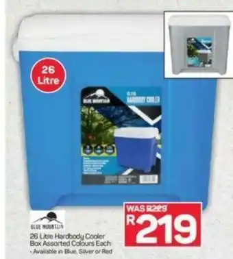 Litre Hardbody Cooler Box Assorted Colours each