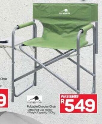 Pick n Pay Blue Mountain Foldable Director Chair offer
