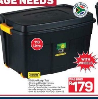 Pick n Pay Addis 110 Litre Rough Tote offer