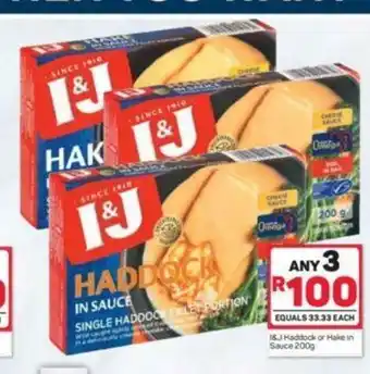 Pick n Pay Haddock or Hake in Sauce 200g offer