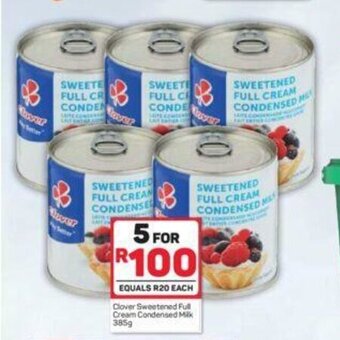 Pick n Pay Clover Sweetened Full Cream Condensed Milk 385g offer