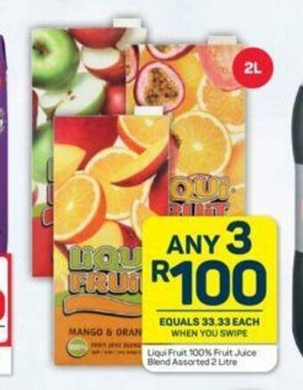 Pick n Pay Liqui Fruit 100% Fruit Juice Blend Assorted 2 Litre offer