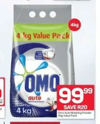 Pick n Pay Omo Auto Washing Powder 4kg Value Pack offer