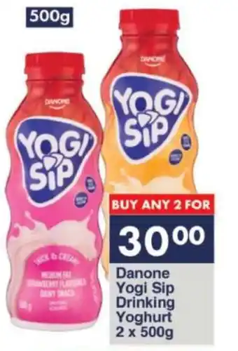 President Hyper Danone Yogi Sip Drinking Yoghurt offer