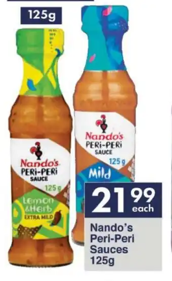 President Hyper Nando's Peri-Peri Sauces 125g offer