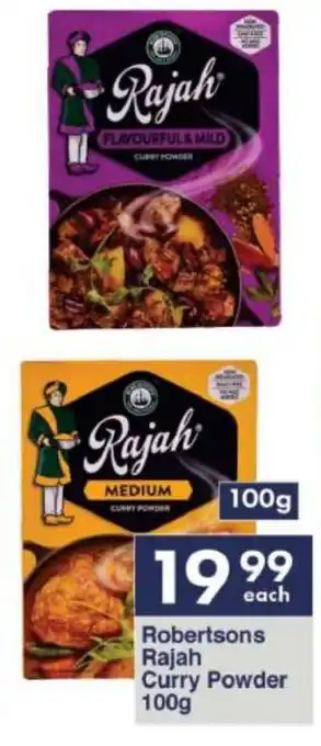 President Hyper Robertsons Rajah Curry Powder 100g offer