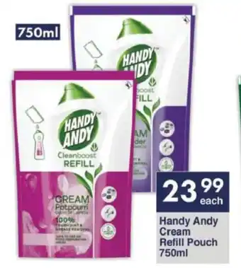 President Hyper Handy Andy Cream Refill Pouch 750ml offer