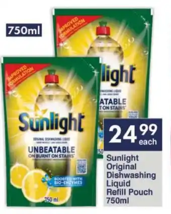 President Hyper Sunlight Original Dishwashing Liquid Refill Pouch 750ml offer