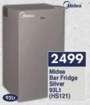 President Hyper Midea Bar Fridge Silver 93Lt (HS121) offer