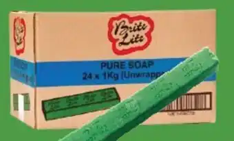 1UP Britelite Soap Unwrapped 24 x 1kg offer