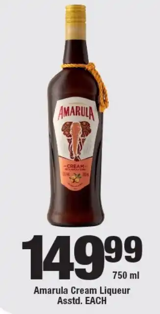 OK Liquor Amarula Cream Liqueur Asstd. EACH offer