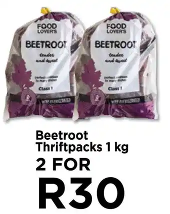 Food Lover's Market Beetroot Thriftpacks 1 kg offer