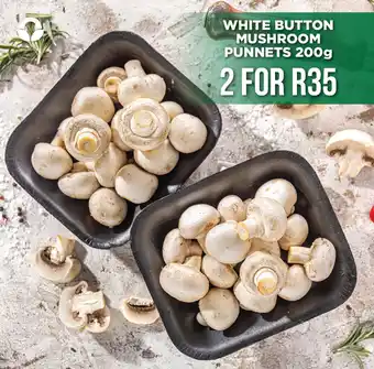 Food Lover's Market WHITE BUTTON MUSHROOM PUNNETS 200g offer