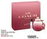 Dis-Chem Coach Wild Rose Gift Set EDP 50ml Plus EDP 10ml-Per Set offer