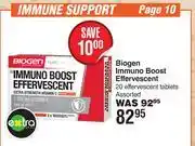 Dis-Chem Biogen Immuno Boost Effervescent 20 Effervescent Tablets Assorted offer