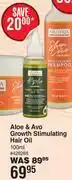Dis-Chem Nilotiqa Aloe & Avo Growth Stimulating Hair Oil-100ml offer