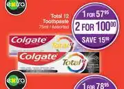 Dis-Chem Colgate Total 12 Toothpaste Assorted-75ml offer