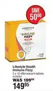 Dis-Chem Lifestyle Health Immune Fizzy 3 x 10 Effervescent Tablets offer