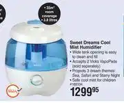 Dis-Chem Vicks Sweet Dreams Cool Mist Humidifier offer