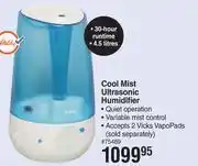 Dis-Chem Vicks Cool Mist Ultrasonic Humidifier offer