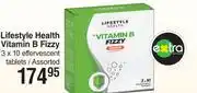 Dis-Chem Lifestyle Health Vitamin B Fizzy Assorted-3 x 10 Effervescent Tablets offer