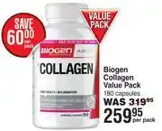 Dis-Chem Biogen Collagen Value Pack 180 Capsules-Per Pack offer